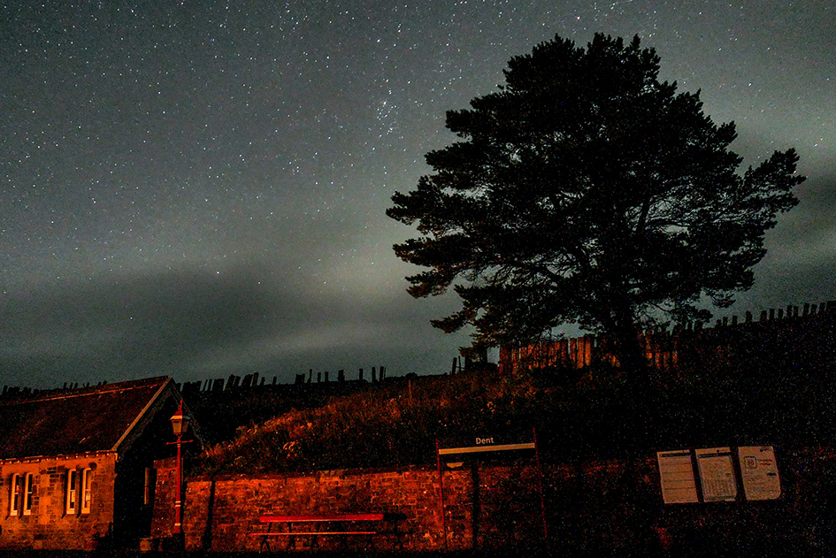 Dark skies are a feature of the station