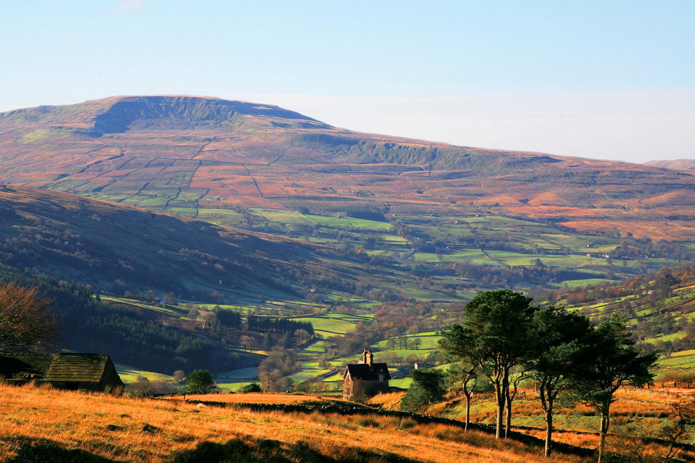 Dentdale from above the station